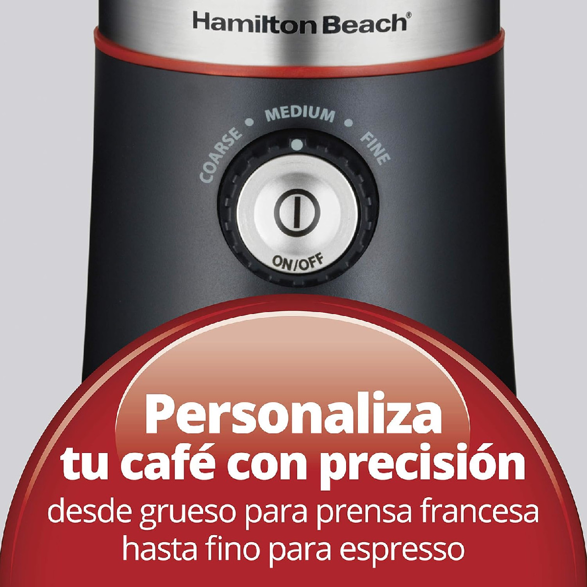 Molino de Café Hamilton Beach 14Tazas Acero Inoxidable 80393