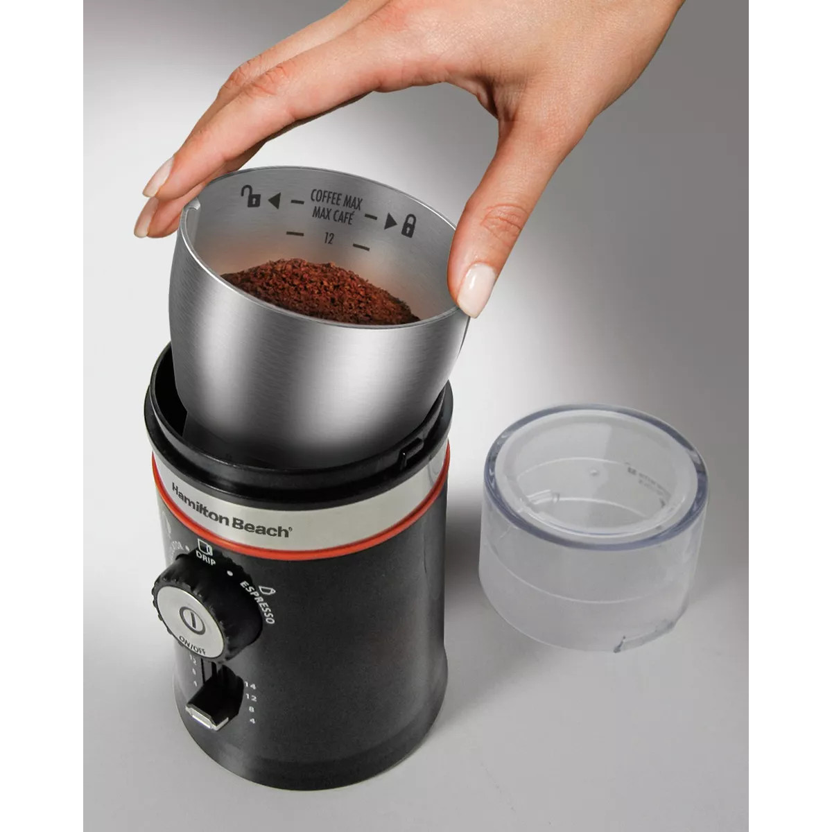 Molino de Café Hamilton Beach 14Tazas Acero Inoxidable 80393