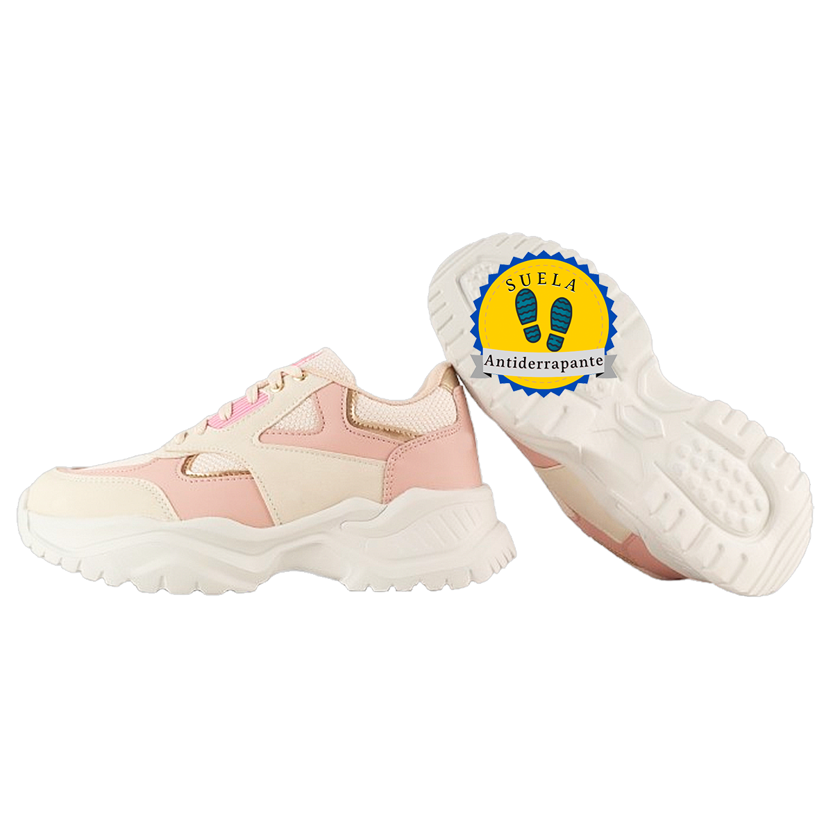 Tenis Mujer Deportivo Running Arco Ortopédico Cómodo 1710-BRO