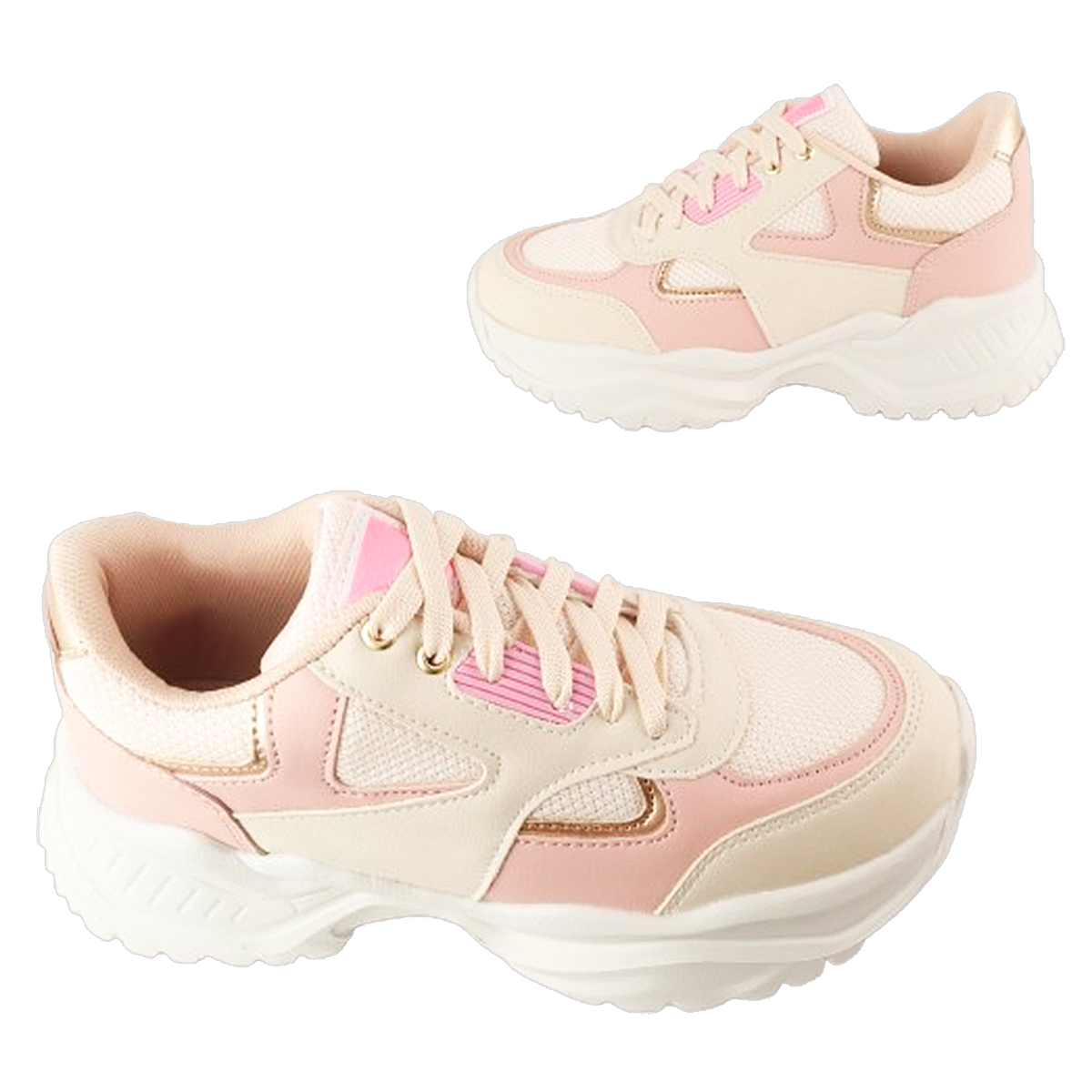 Tenis Mujer Deportivo Running Arco Ortopédico Cómodo 1710-BRO