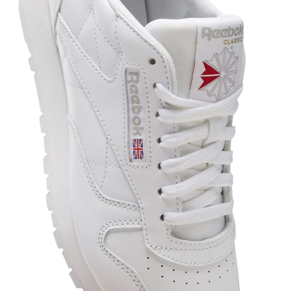 Tenis Reebok Classic Leather Blanco para Hombre 100008492