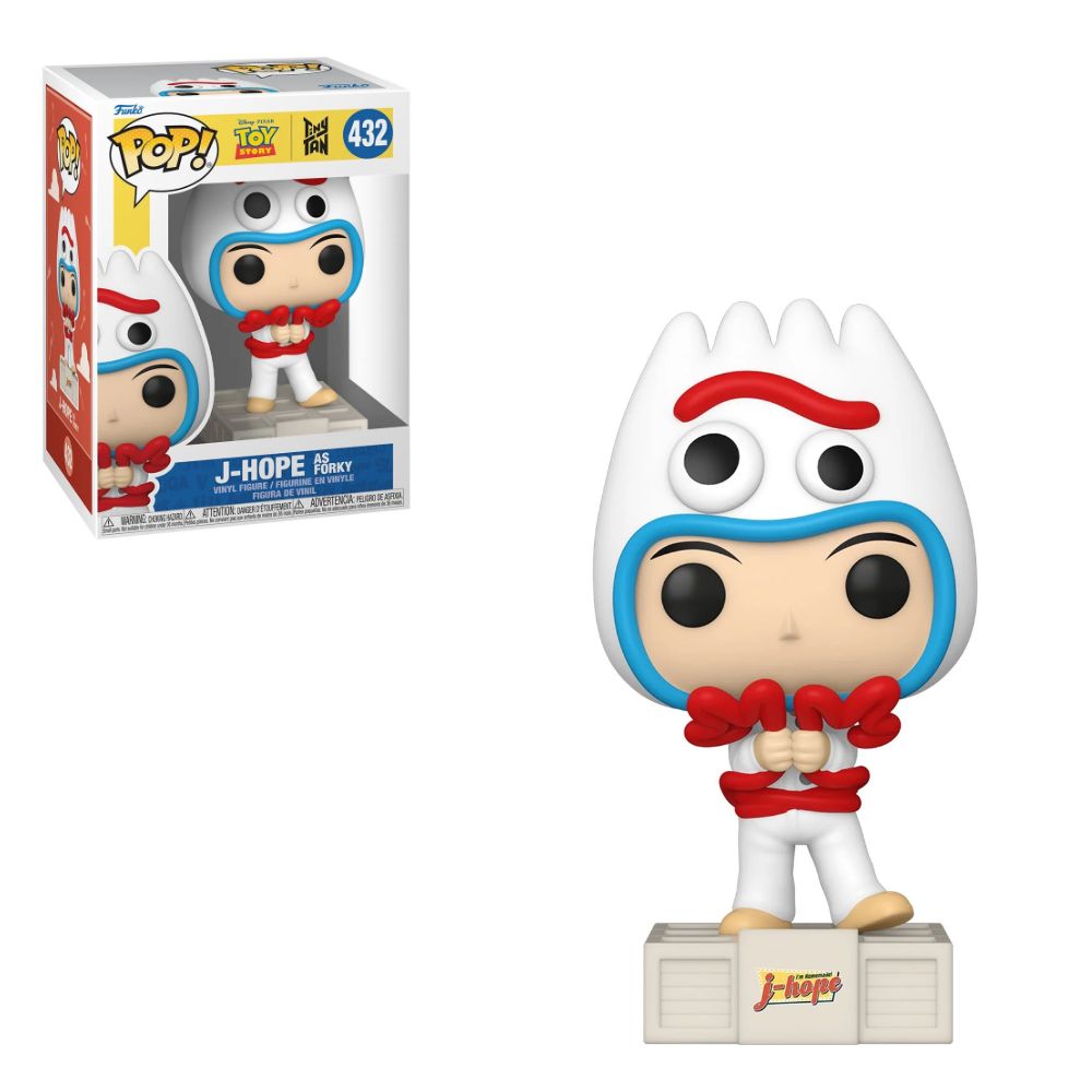 J Hope Forky Pocket Pop Toy Story X TinyTAN BTS J-Hope As Forky Funko Pop