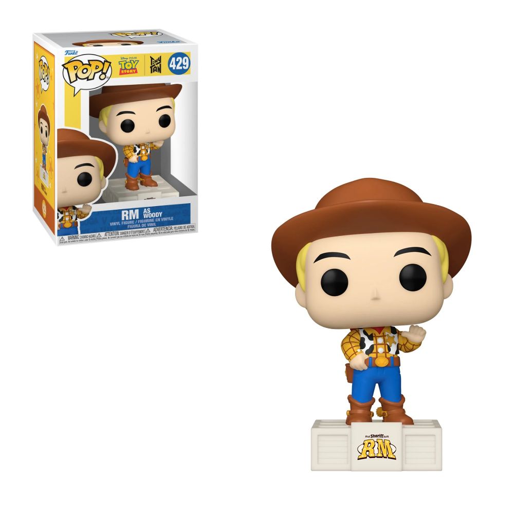 RM as Woody 429 Funko Pop Toy Story x TinyTAN BTS