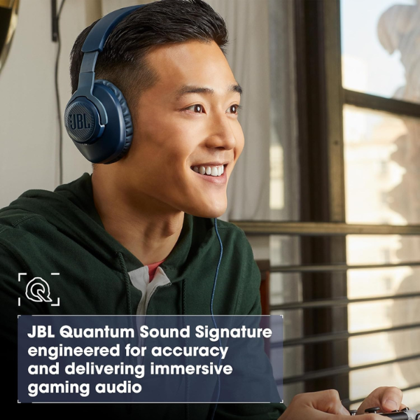 Audífonos Gamer Over Ear Quantum 100 con Micrófono Extraíble JBL