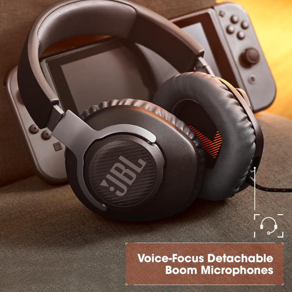 Audífonos Gamer Over Ear Quantum 100 con Micrófono Extraíble JBL