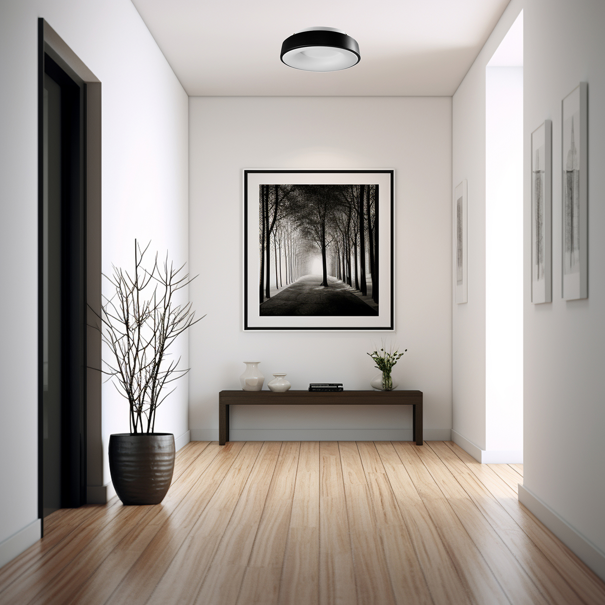 Plafón De Techo Led Con 3 Niveles De Brillo Cosmos Circular