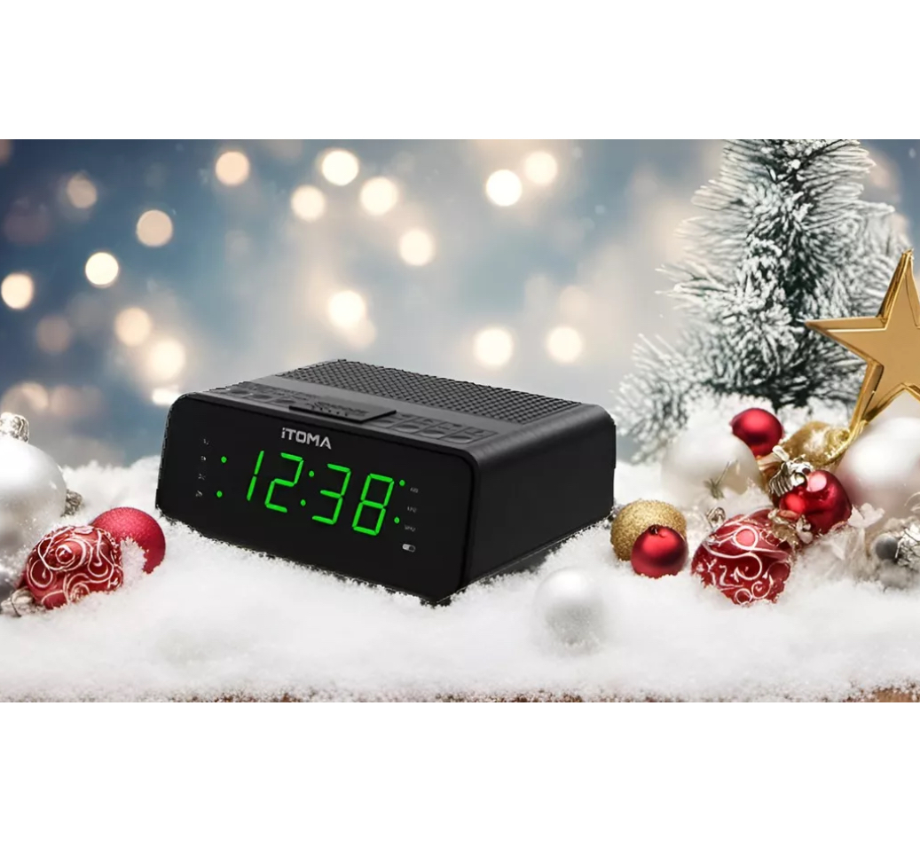 Radio Reloj Fm/am Despertador Digital Para El Dormitorio