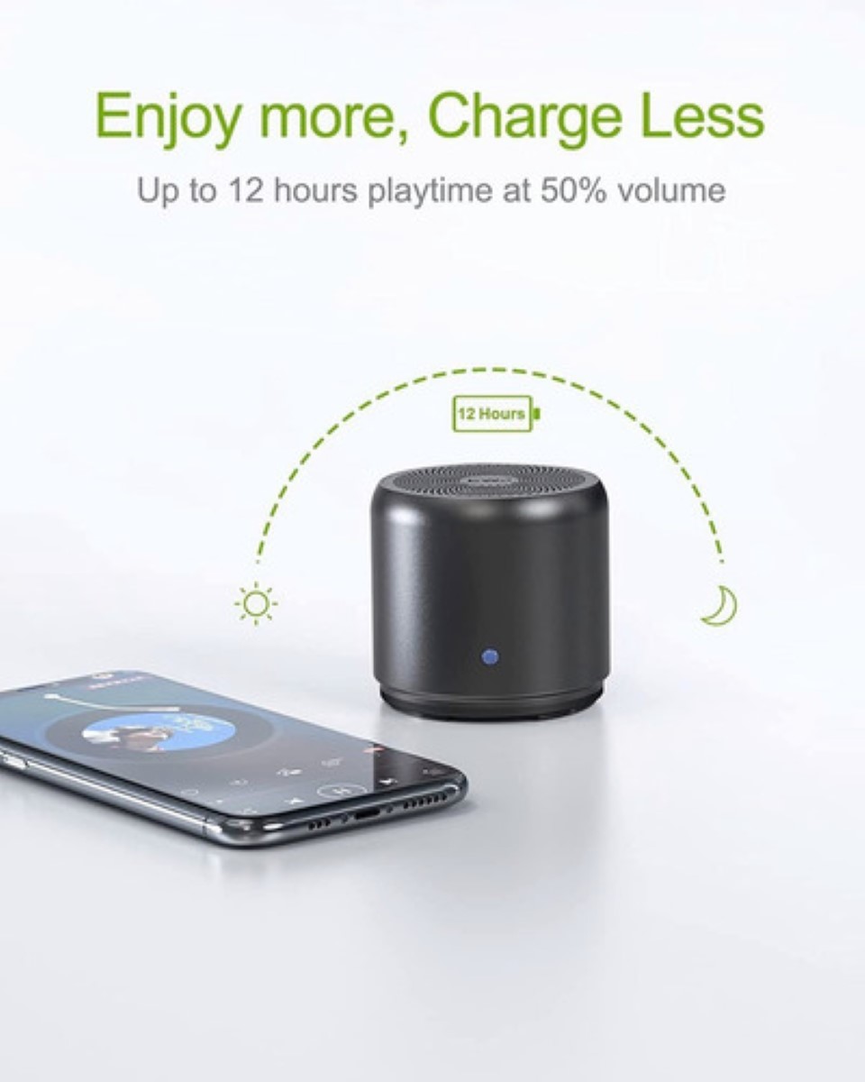 Bocina Ewa A106 Bluetooth Portátil Y Recargable Color Negro