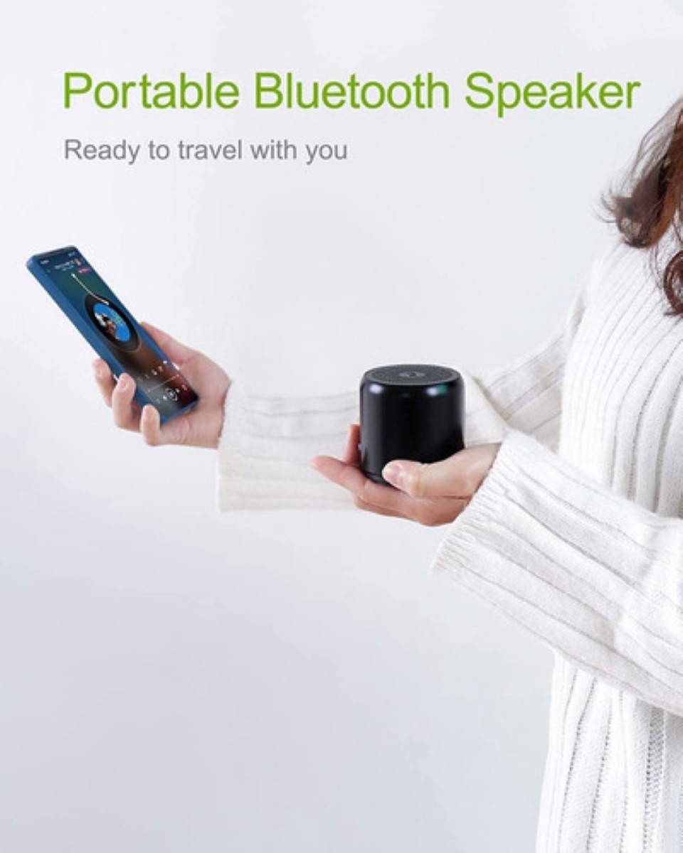 Bocina Ewa A106 Bluetooth Portátil Y Recargable Color Negro