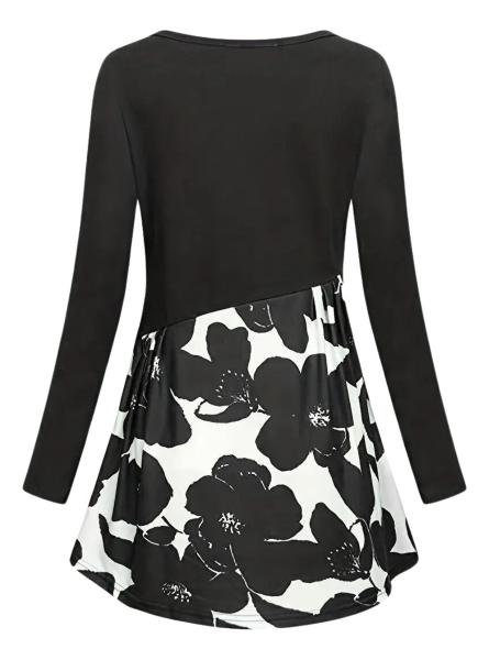 Vestido Fiesta Elegante Manga Larga Moda Talla Grande