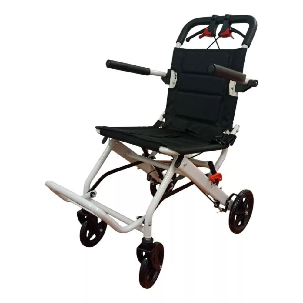 Silla De Ruedas Traslado Plegable Super Lujo Mobicare