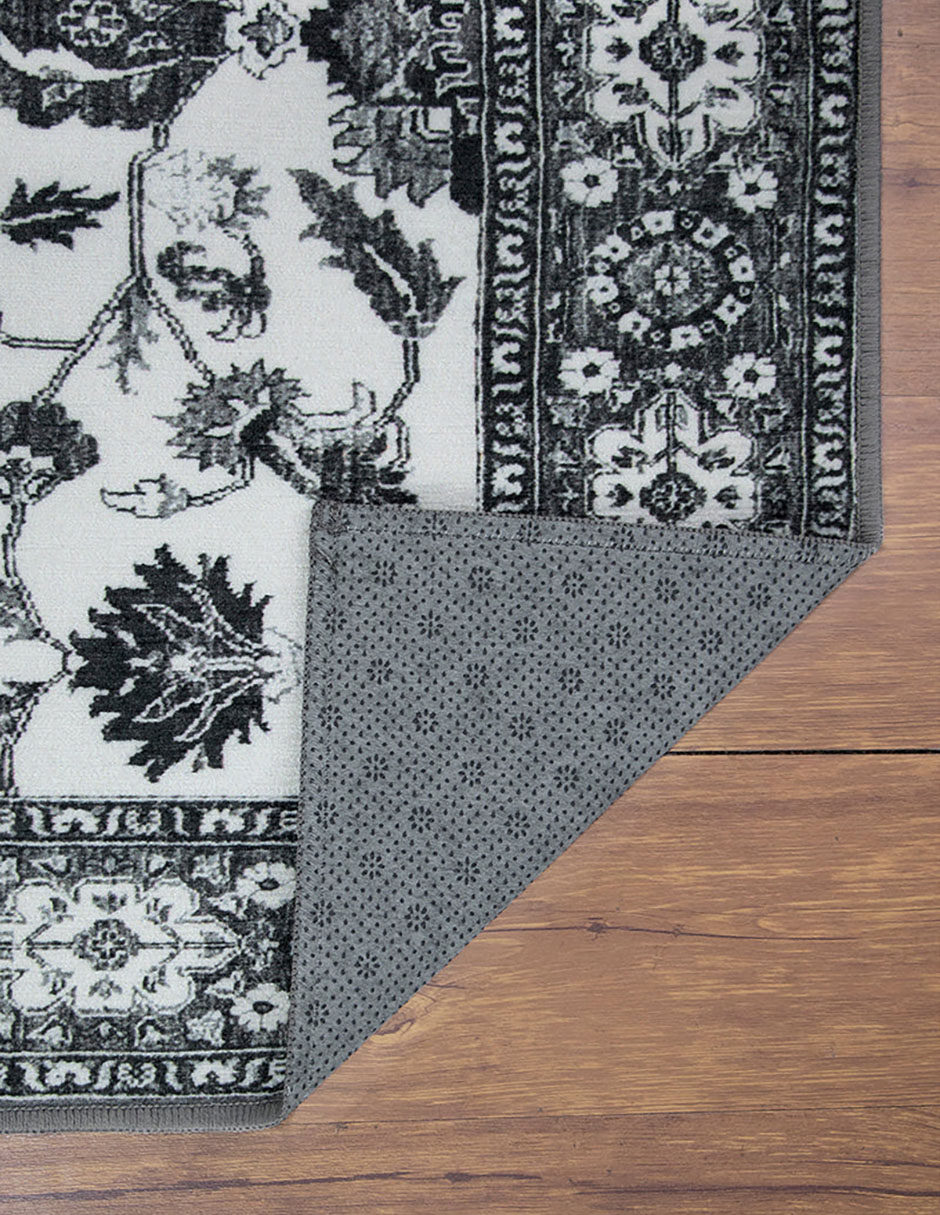 Tapete Decorativo Lavable Ramage Gris - Fine Art Tj