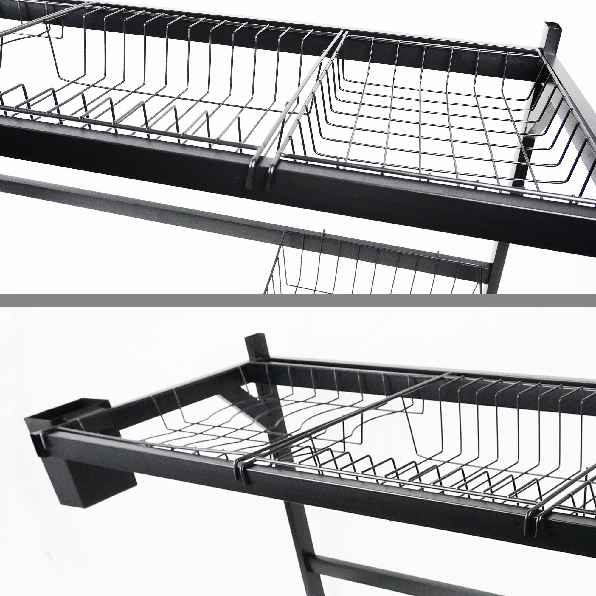 Escurridor Brandtrendy de 1 nivel y 65 cm para organización y secado de platos y utensilios