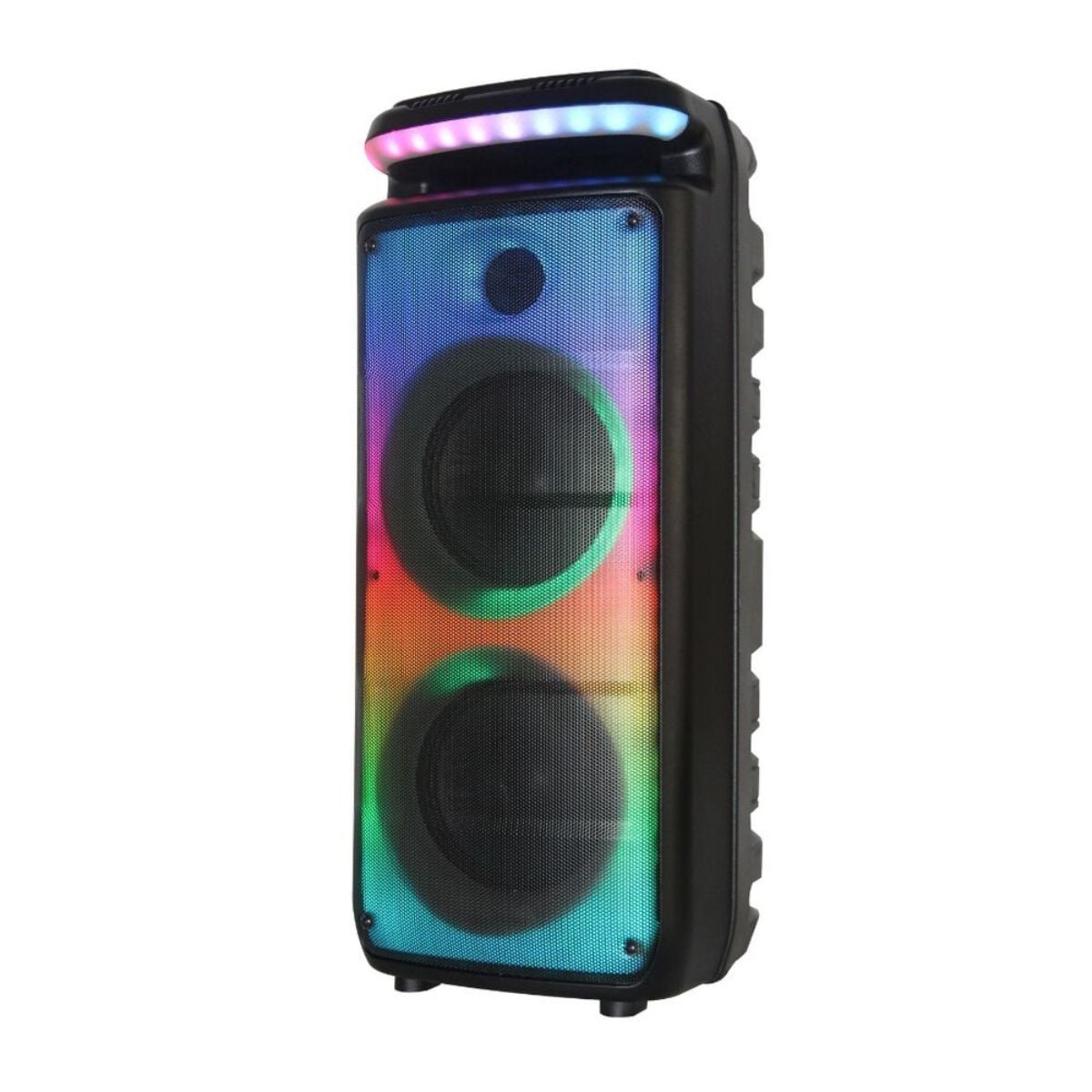 Bocina Doble Kegner JPS818L Bluetooth 2500W + Micrófono Incluido Auxiliar USB