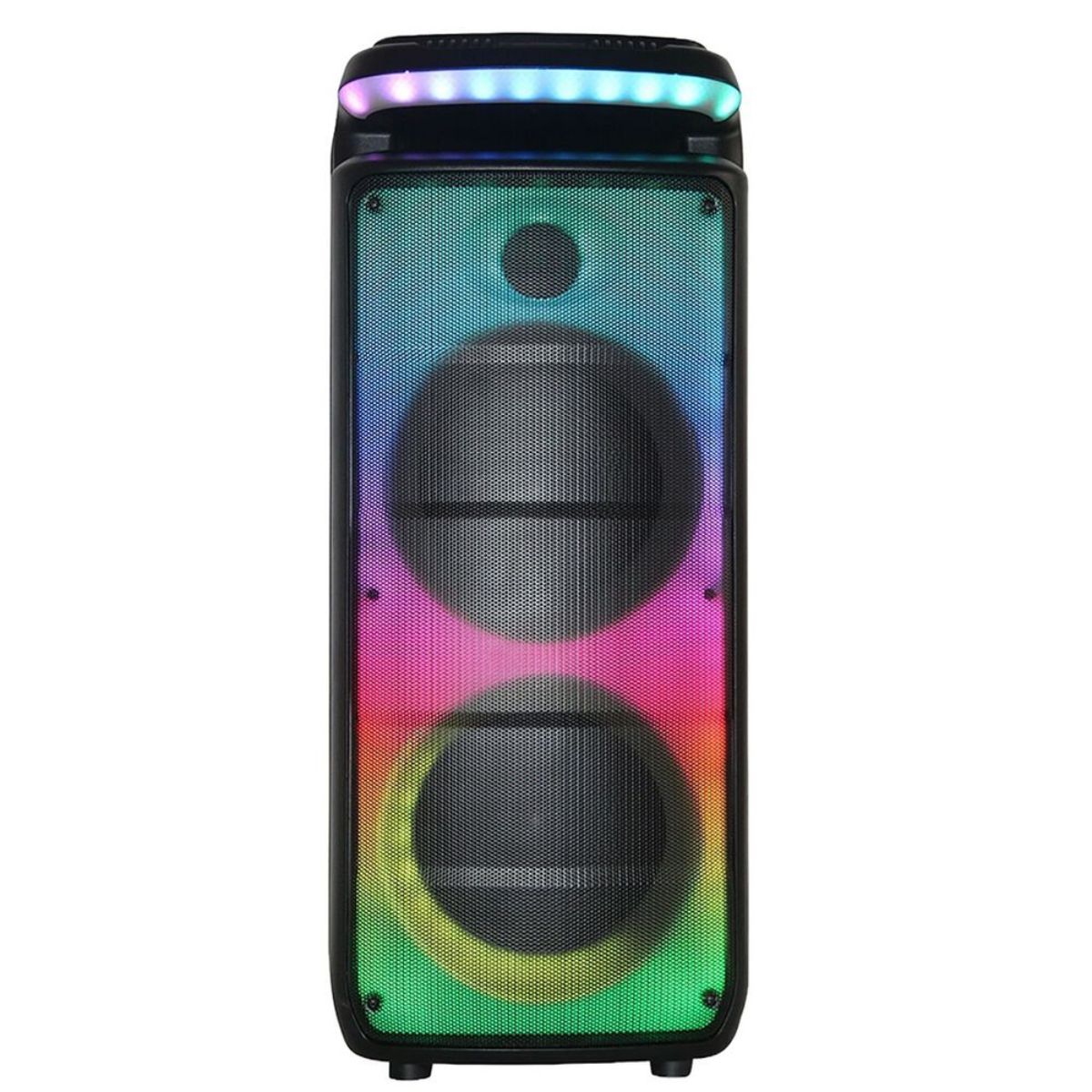 Bocina Doble Kegner JPS818L Bluetooth 2500W + Micrófono Incluido Auxiliar USB