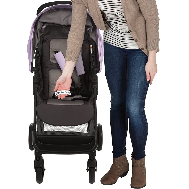 Carriola con portabebe SAFETY1ST SMOOTHRIDE Lila con Base