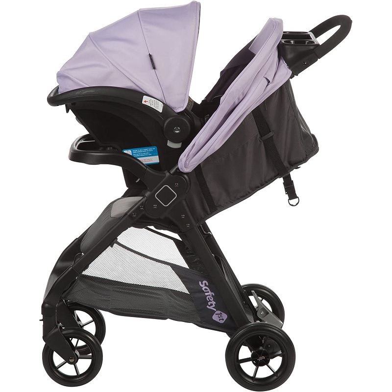 Carriola con portabebe SAFETY1ST SMOOTHRIDE Lila con Base