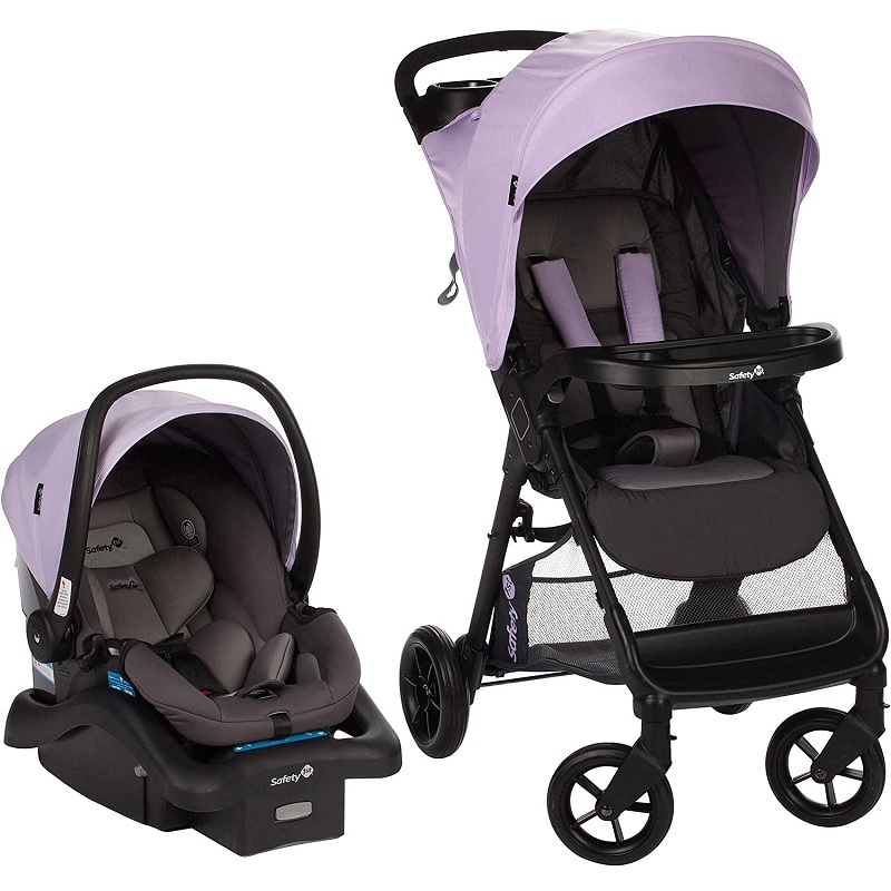 Carriola con portabebe SAFETY1ST SMOOTHRIDE Lila con Base