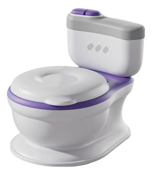 Baño Entrenador Infantil Aeiou Ysb-8919 Musical Para Niños morado