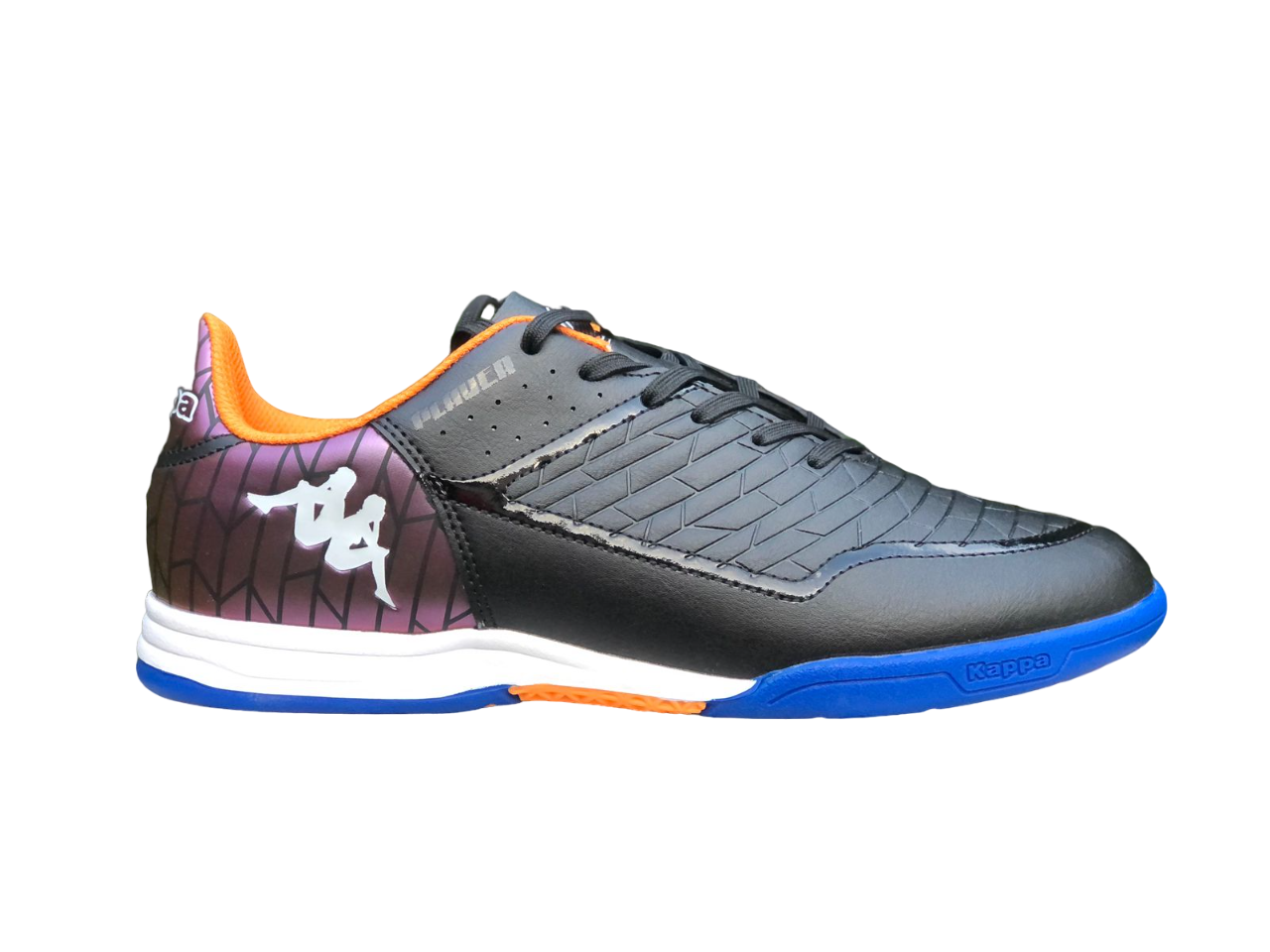 Tenis Kappa Kombat Player IC Fútbol Sala Indoor Negro - Azul