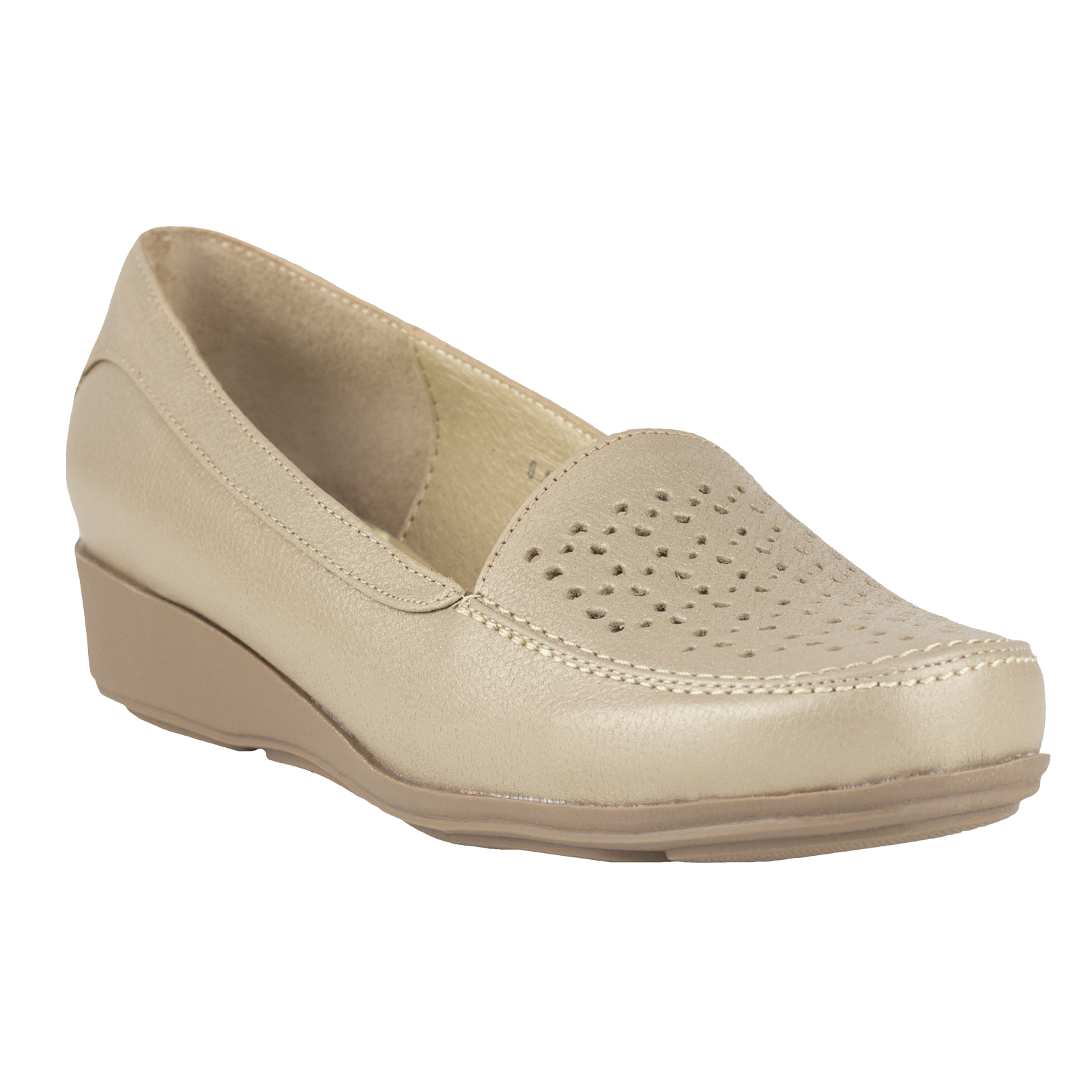 Mocasín Mujer Semivestir Ancho Confort Capricho 040 Patina