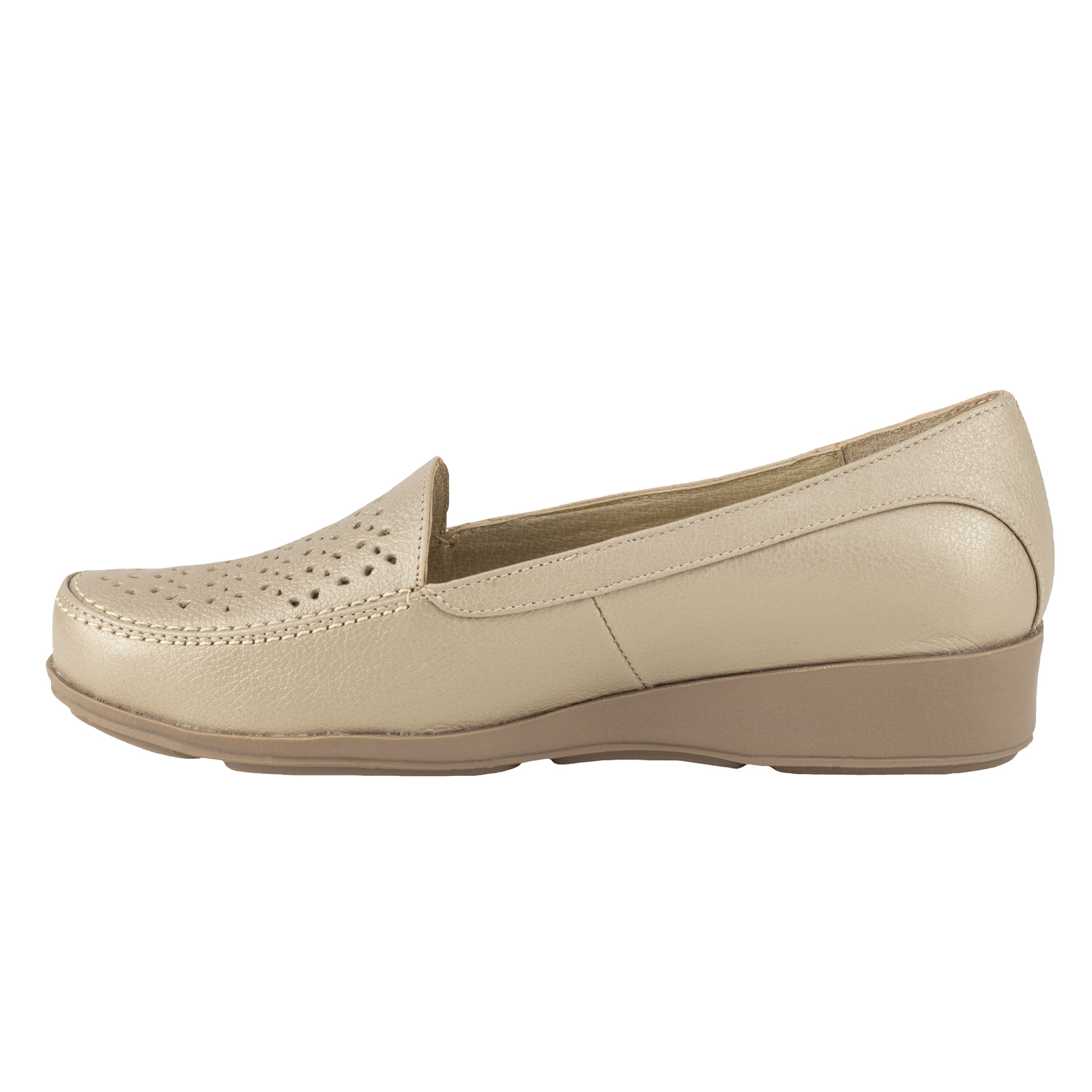 Mocasín Mujer Semivestir Ancho Confort Capricho 040 Patina