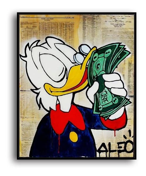 Cuadros Alec Monopoly Money Arte Callejero Modernos Canvas