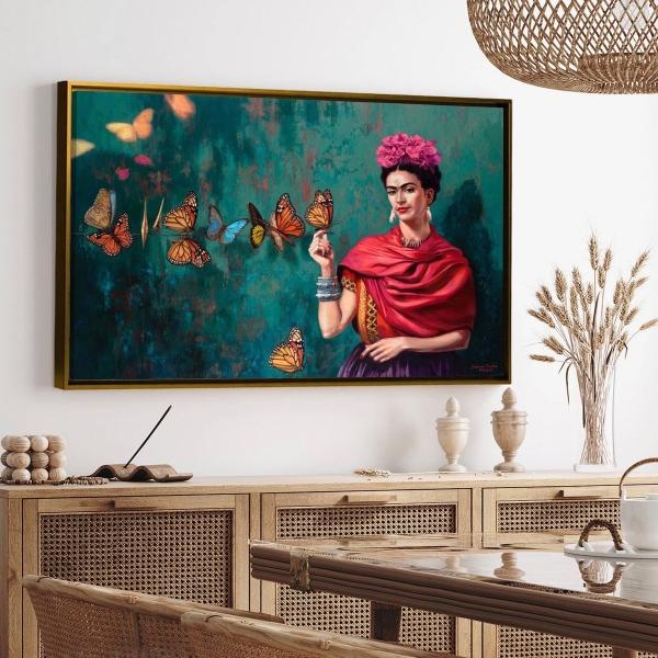 Cuadro Frida Kahlo. Cuadro Decorativo Para Recamara, Sala.