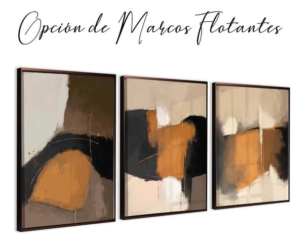 Set Cuadros Moderno Minimalista Abstracto Hd Grande Canvas
