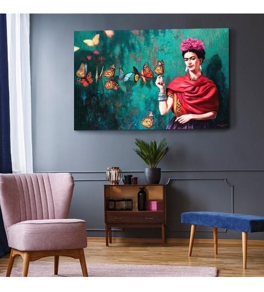 Cuadro Frida Kahlo. Cuadro Decorativo Para Recamara, Sala.