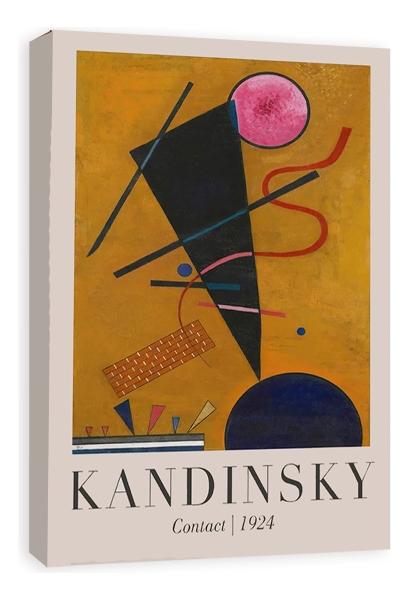 Set 3 Cuadros Kandinsky Arte Abstracto Bauhaus Canvas Grueso
