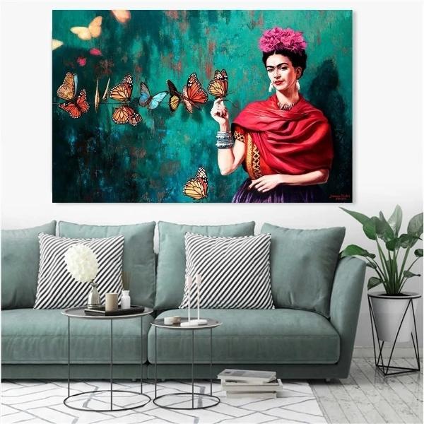 Cuadro Frida Kahlo. Cuadro Decorativo Para Recamara, Sala.