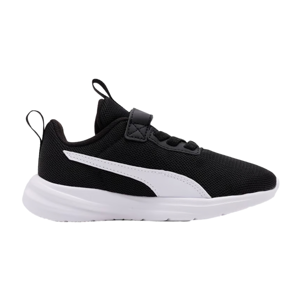 Tenis Puma Rickie Runner AC+PS Negro-Niños 394932 01