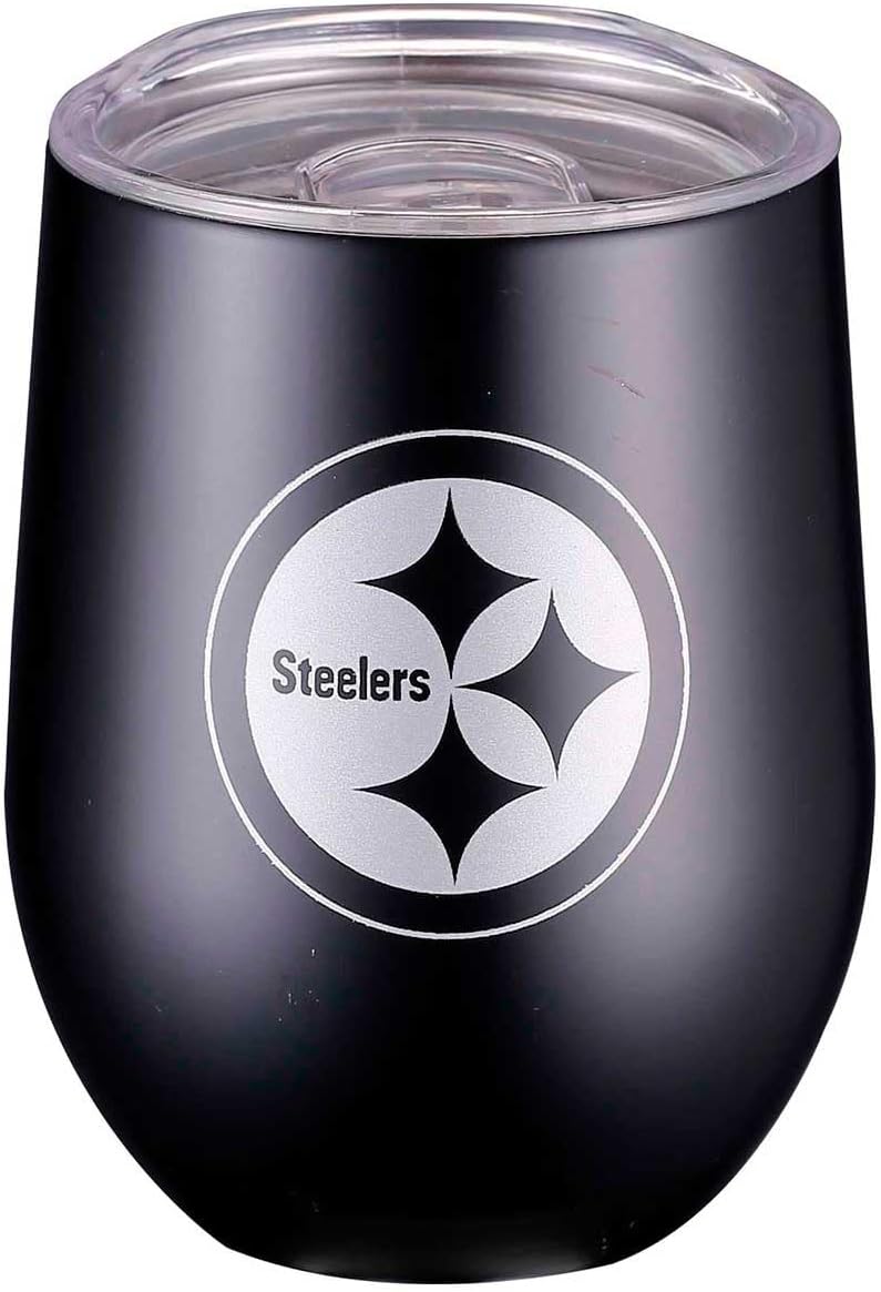 Termo de 12oz De La NFL Steelers De acero Inoxidable