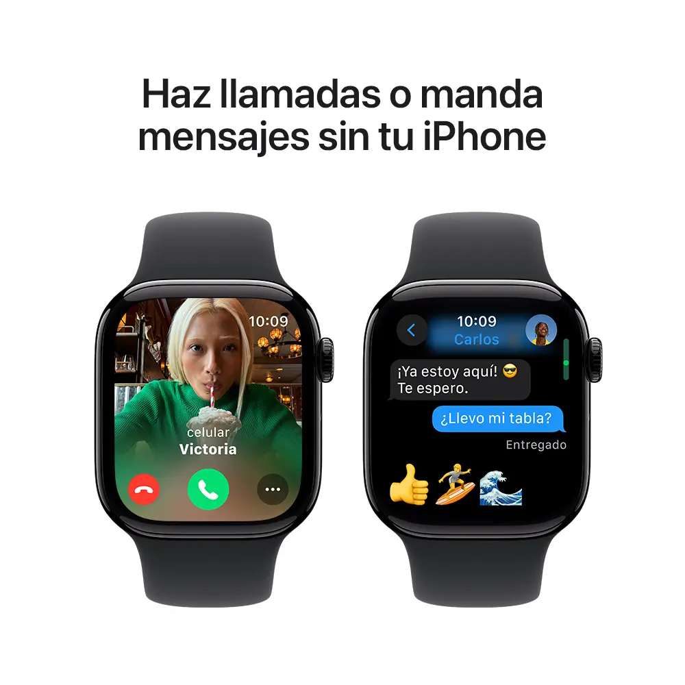 Apple Watch Series 10 Gps 42mm Aluminio Negro Azabache Correa Negro Dep S/M