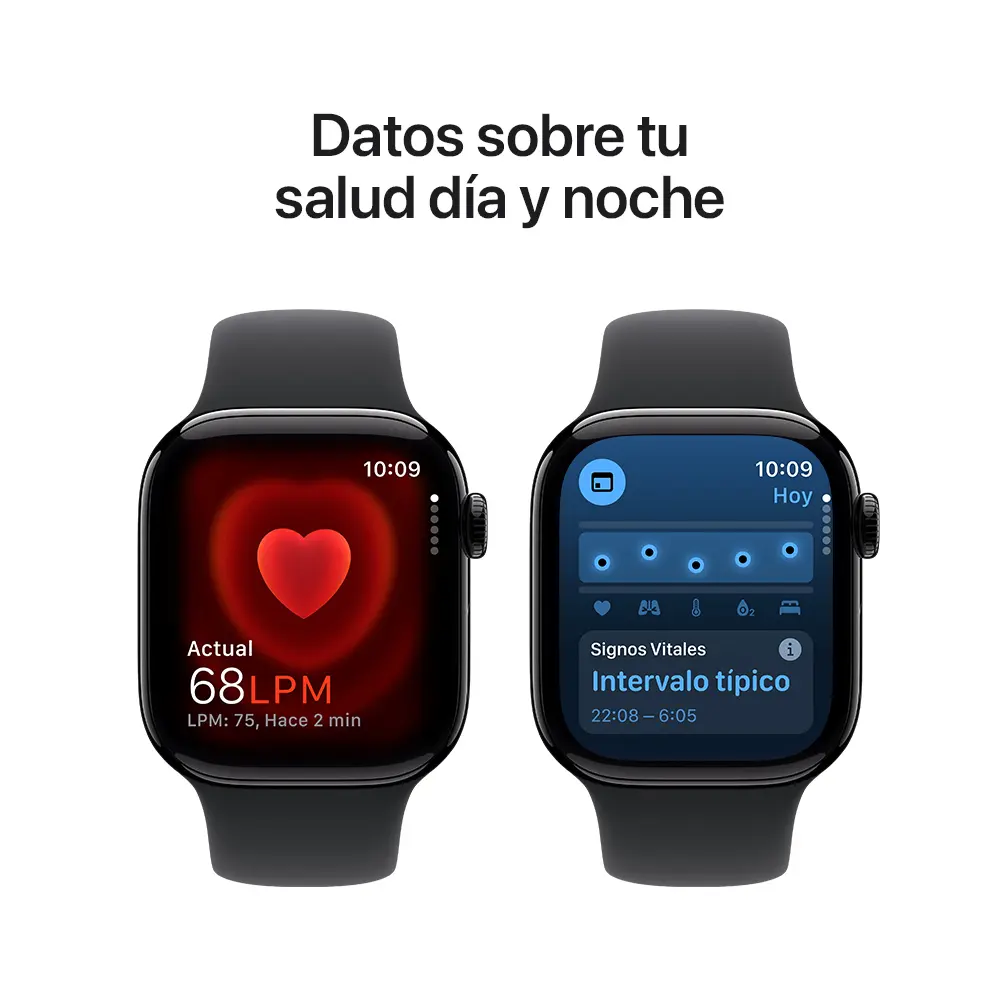 Apple Watch Series 10 Gps 42mm Aluminio Negro Azabache Correa Negro Dep S/M