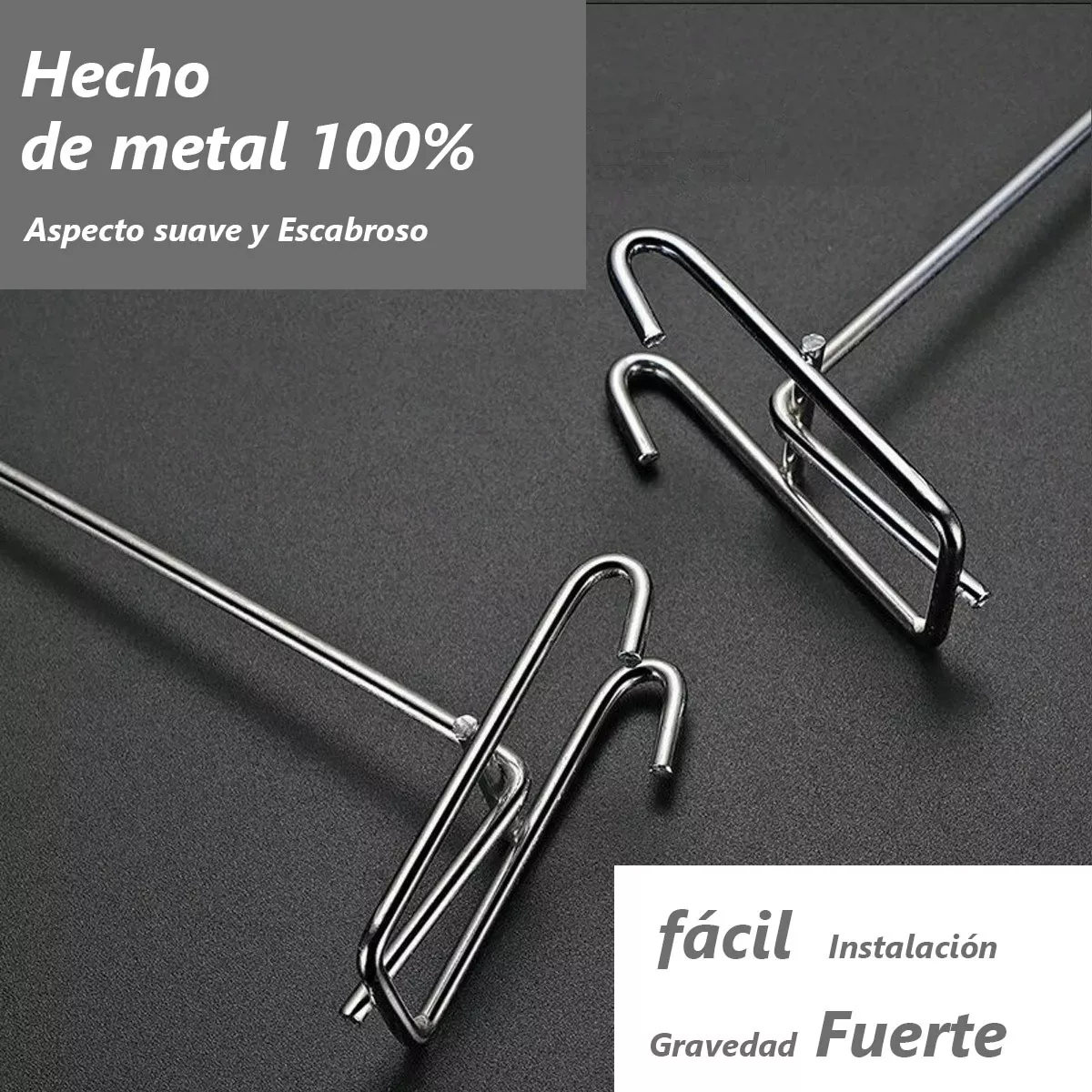 50 Ganchos Blister Exhibir Reja Malla