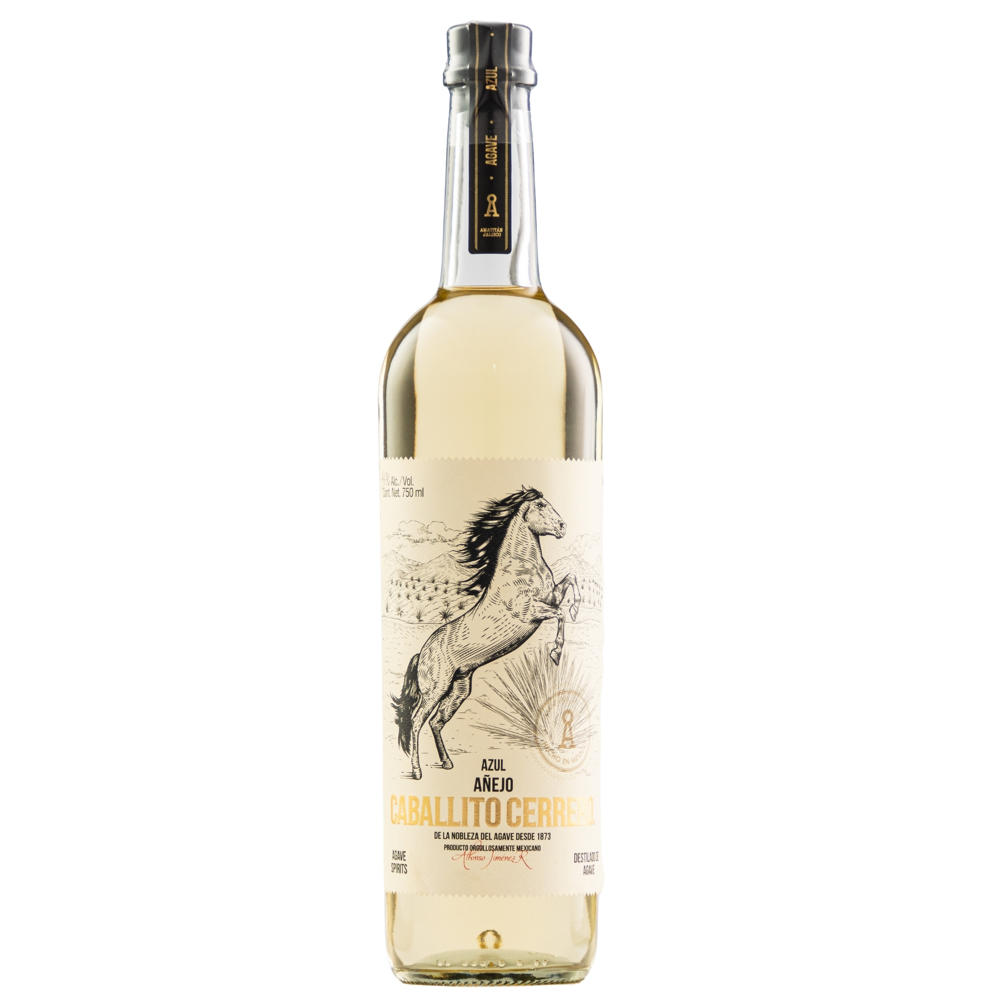 Destilado De Agave Caballito Cerrero Añejo 46 750 Ml