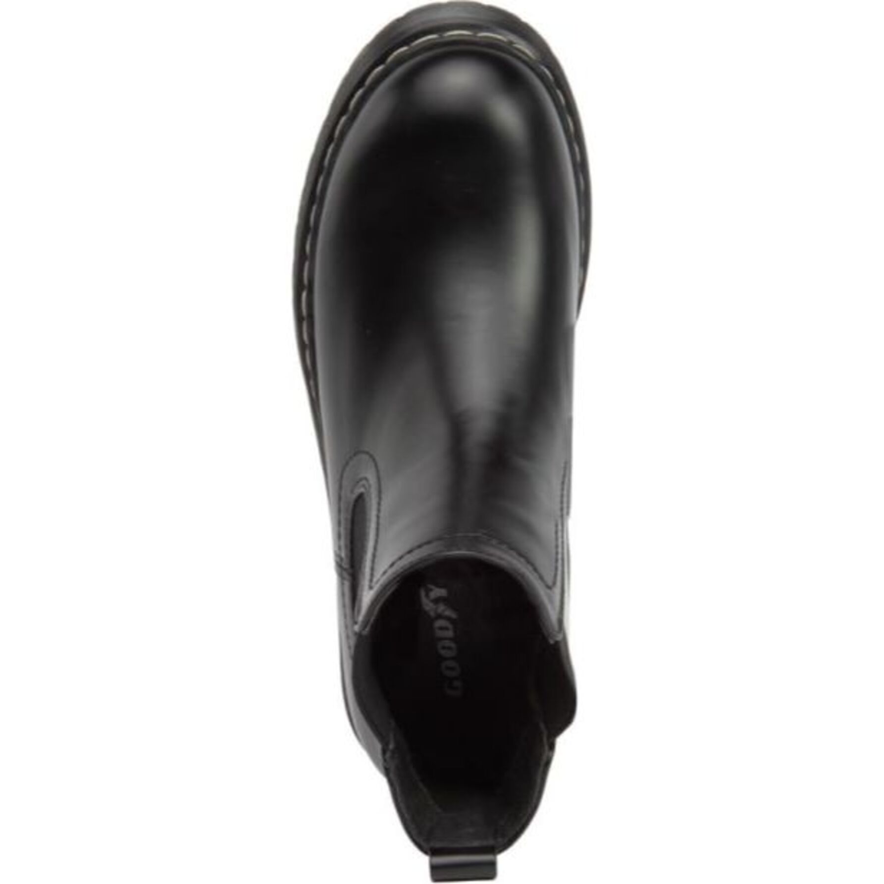 Bota para mujer, tipo Chelsea, acabado camaleón, con plataforma, color negro, marca Goodyear 1141720