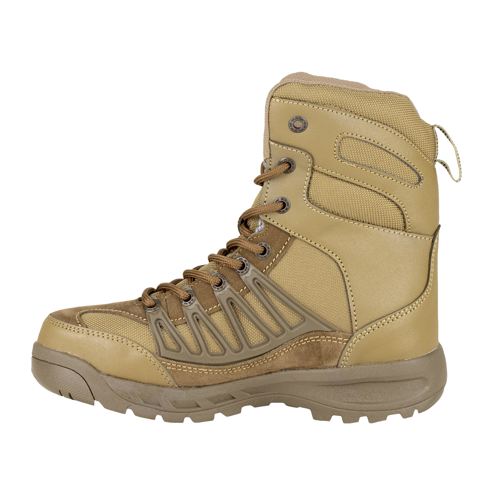Bota Tactica Con Casquillo Industrial Hombre Ram 9456 Coyote