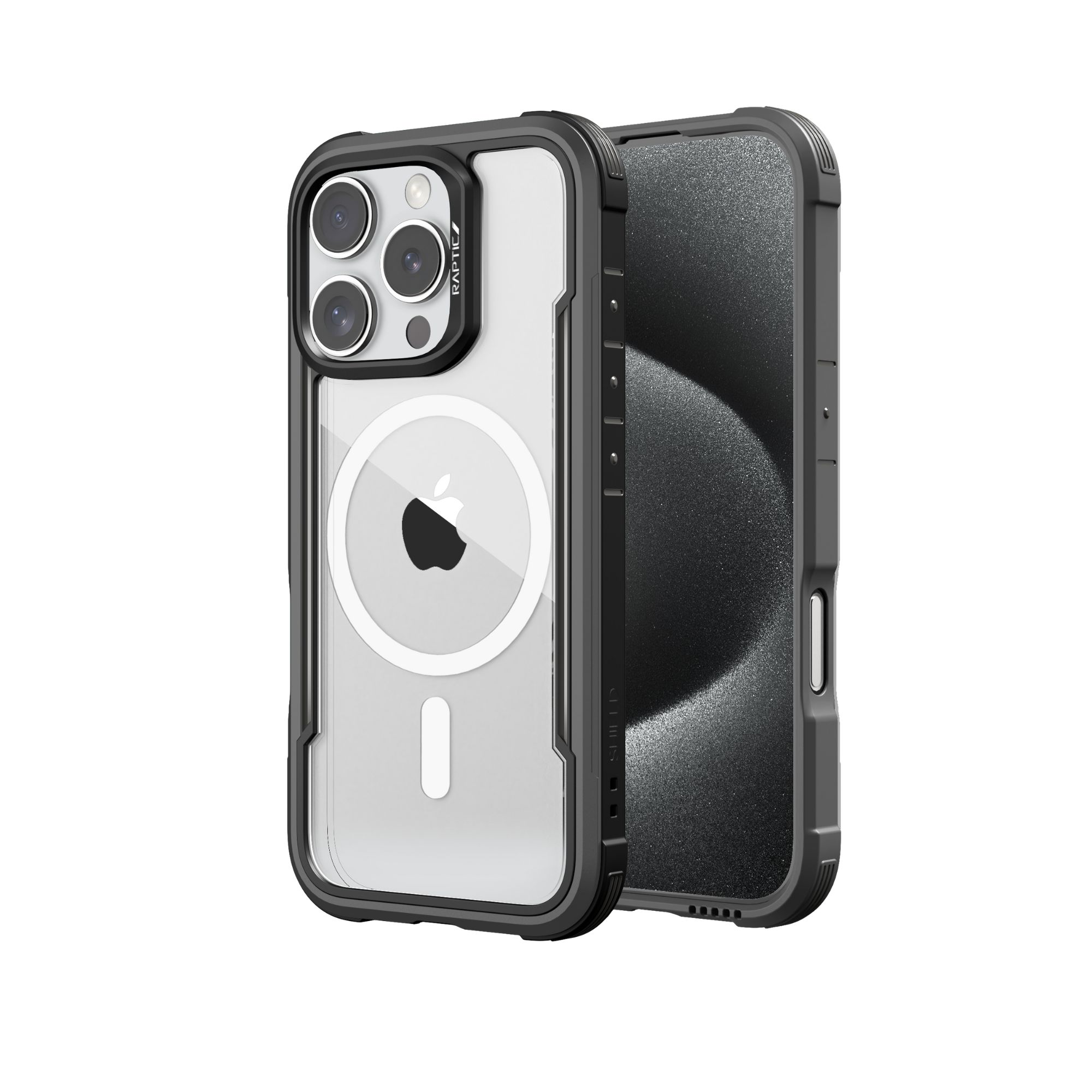 Funda Raptic Shield Magsafe Uso Rudo con Aleación de Marco Aluminio para iPhone 16 Pro Max