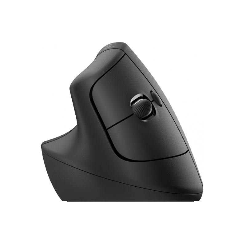Mouse Vertical Ergonómico Logitech Óptico Lift, Inalámbrico, USB-A, 1000DPI, Grafito