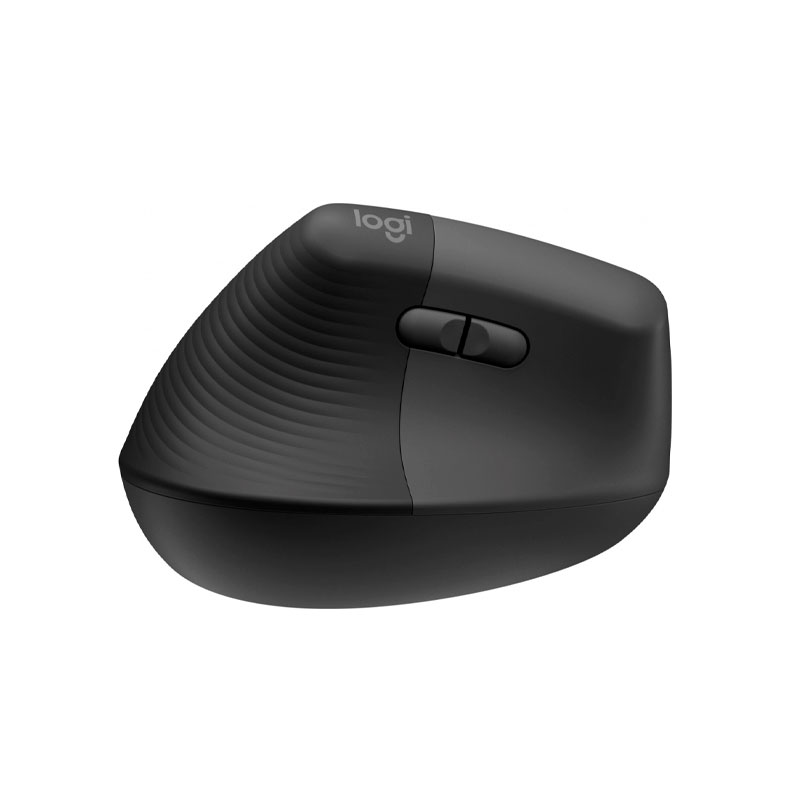 Mouse Vertical Ergonómico Logitech Óptico Lift, Inalámbrico, USB-A, 1000DPI, Grafito