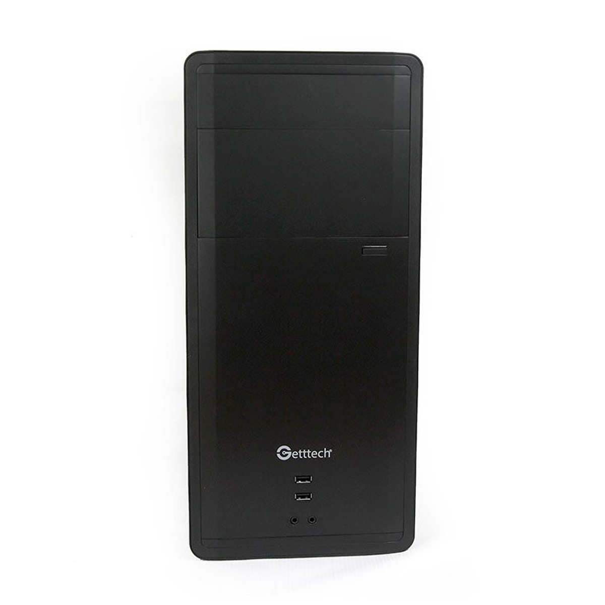 Gabinete Getttech GG1802 con Ventana , Midi-Tower, ATX/Micro-ATX, USB 2.0, con Fuente de 500W, 1 Ventilador Instalado, Negro