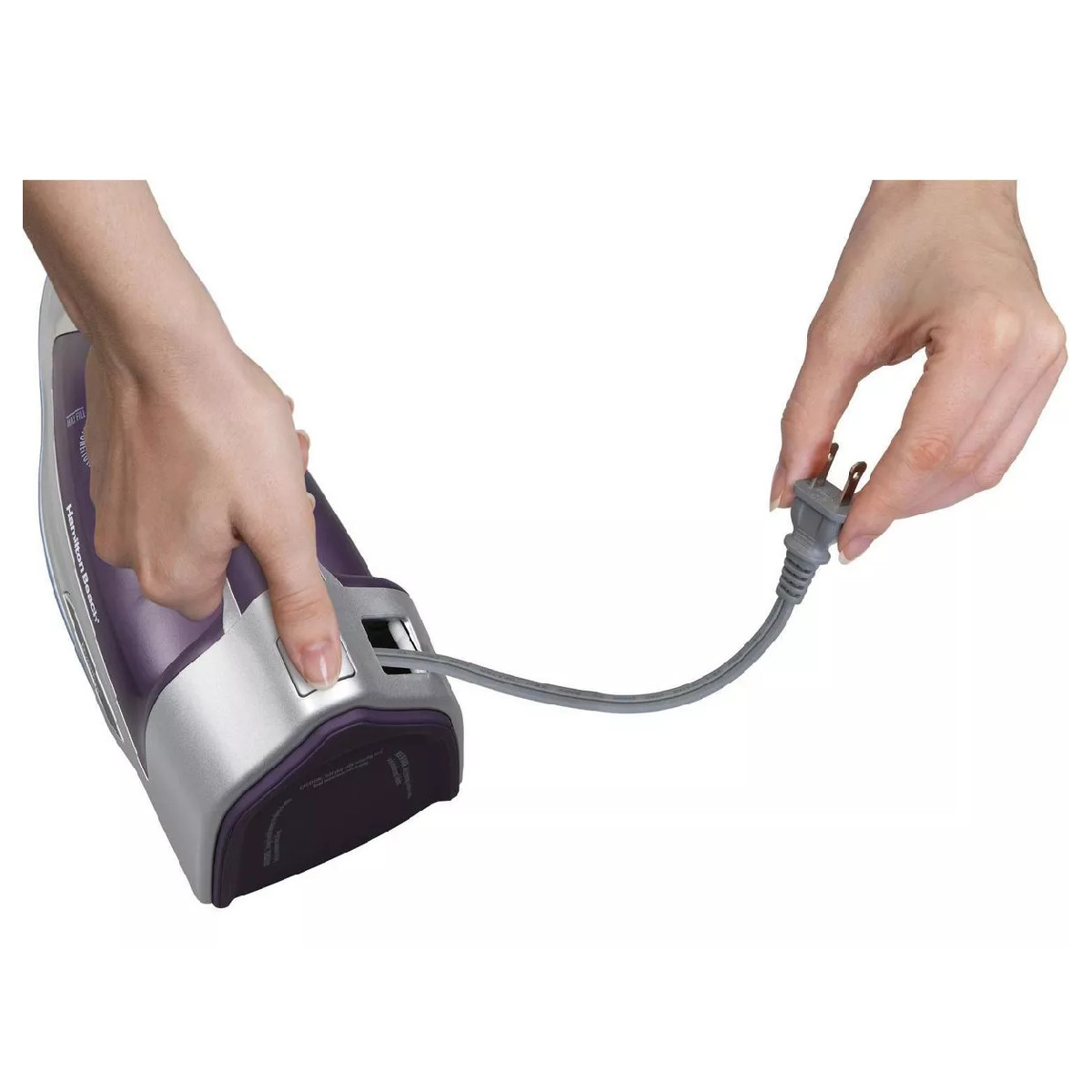 Plancha Hamilton Beach Durathon Antiadherente Cable retractil