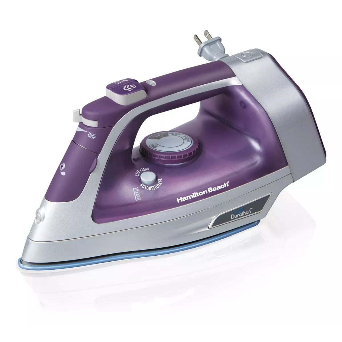 Plancha Hamilton Beach Durathon Antiadherente Cable retractil