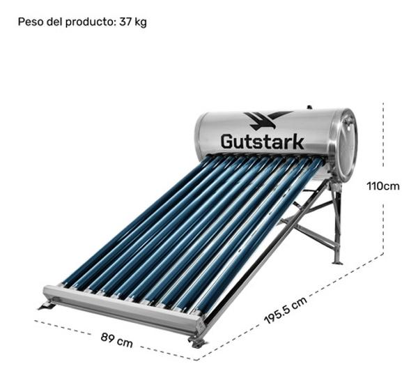 Calentador Solar Eco 10 Tubos 130 Litros 3 A 4 Personas