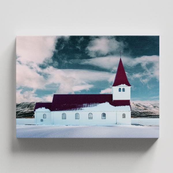 Cuadro Decorativo Religioso Iglesia de Zercero Costa Rica  60 X 40