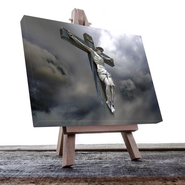 Cuadro Decorativo Religioso Jesús Crucifixión #4 90 X 60