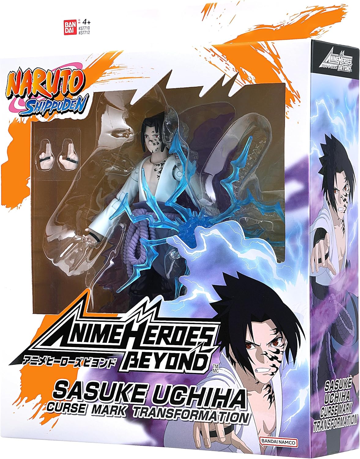 Naruto Sasuke Uchiha con transformación del Sello Maldito Original Bandai Namco 